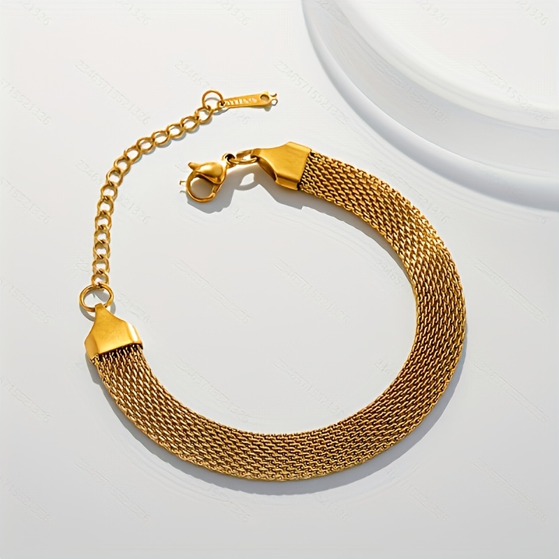 Fashionable 304 Stainless Stee - Mesh Strap Metal ulasan dan harga