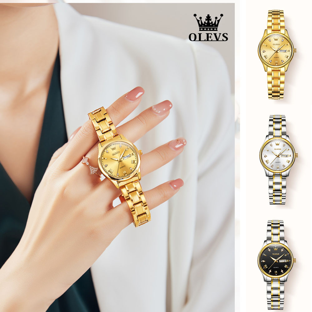OLEVS 5563 New Fashion Women Q - Stainless Bracelet Diver ulasan dan harga