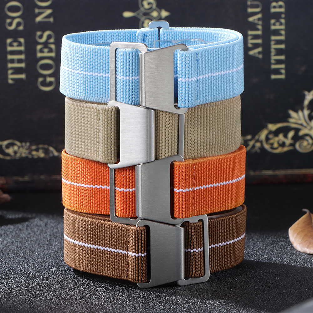 Elastic Watch Strap 18mm 20mm  - Parachute Strap Elastic ulasan dan harga