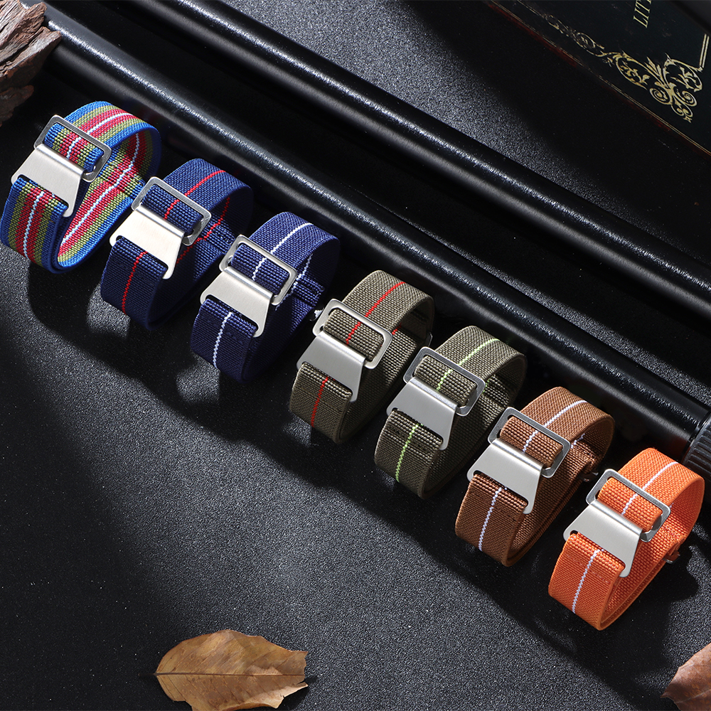 Elastic Watch Strap 18mm 20mm  - Parachute Strap Elastic ulasan dan harga