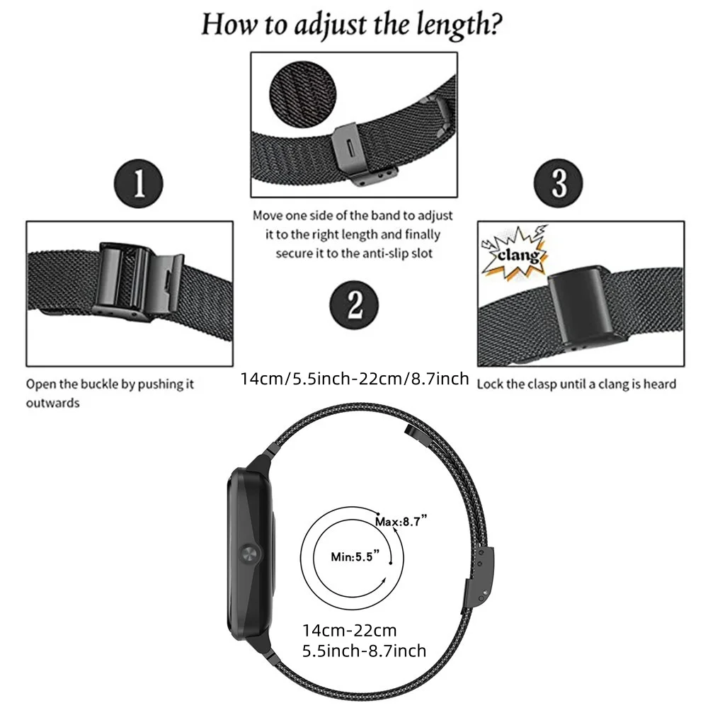 Metal Bands for Huawei Band 6/ - Mesh Strap Metal ulasan dan harga
