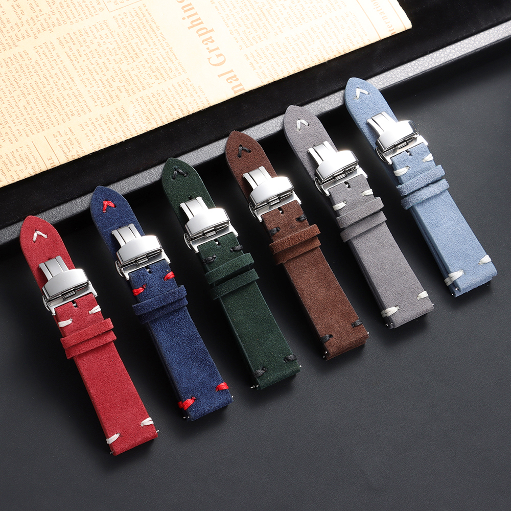 Suede Leather Watch Strap 18mm - Suede Strap Watch ulasan dan harga