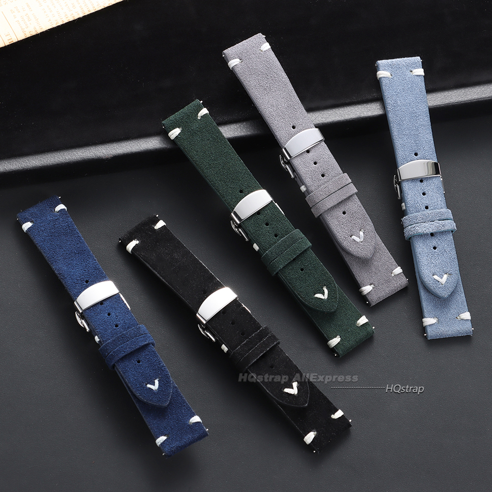 Suede Leather Watch Strap 18mm - Suede Strap Watch ulasan dan harga