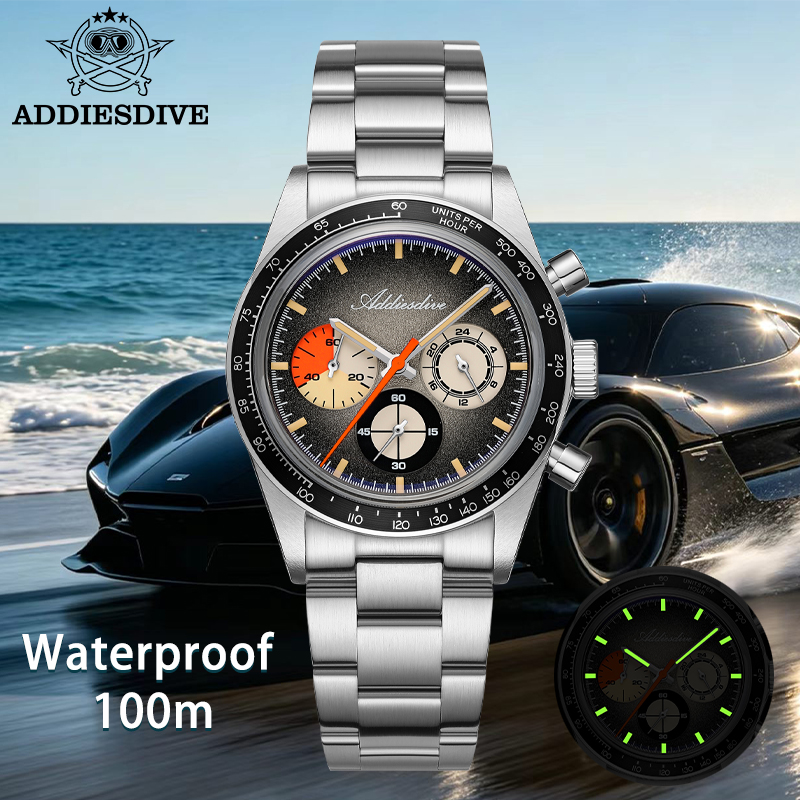 ADDIESDIVE 2026 NEW Chronograp - Tropic Strap Vintage ulasan dan harga