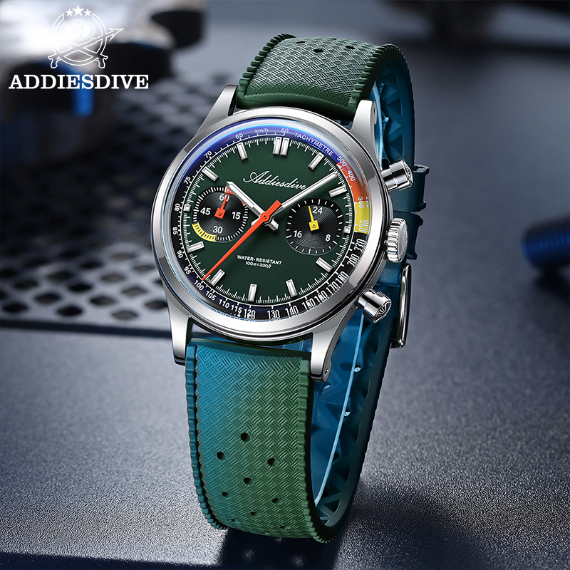 ADDIESDIVE 2025 NEW TOP 38mm M - Rubber Strap Diver ulasan dan harga