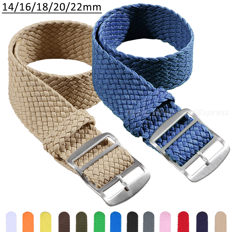 14mm 16mm 18mm 20mm 22mm Nylon - Perlon Strap Woven ulasan dan harga