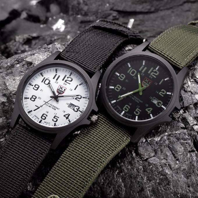 Men'S Quartz Watch Student Sim - Tropic Strap Vintage ulasan dan harga