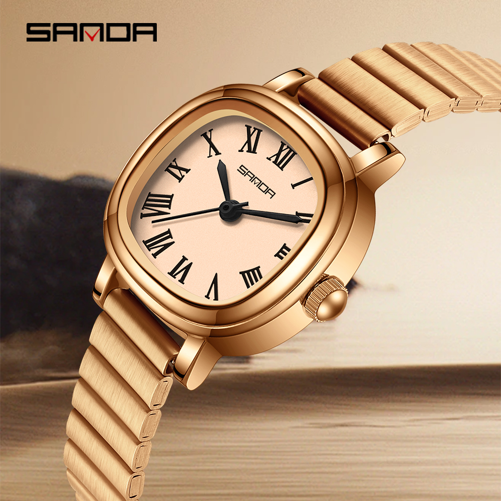SANDA Top 1137 Women's Quartz  - Stainless Bracelet Diver ulasan dan harga