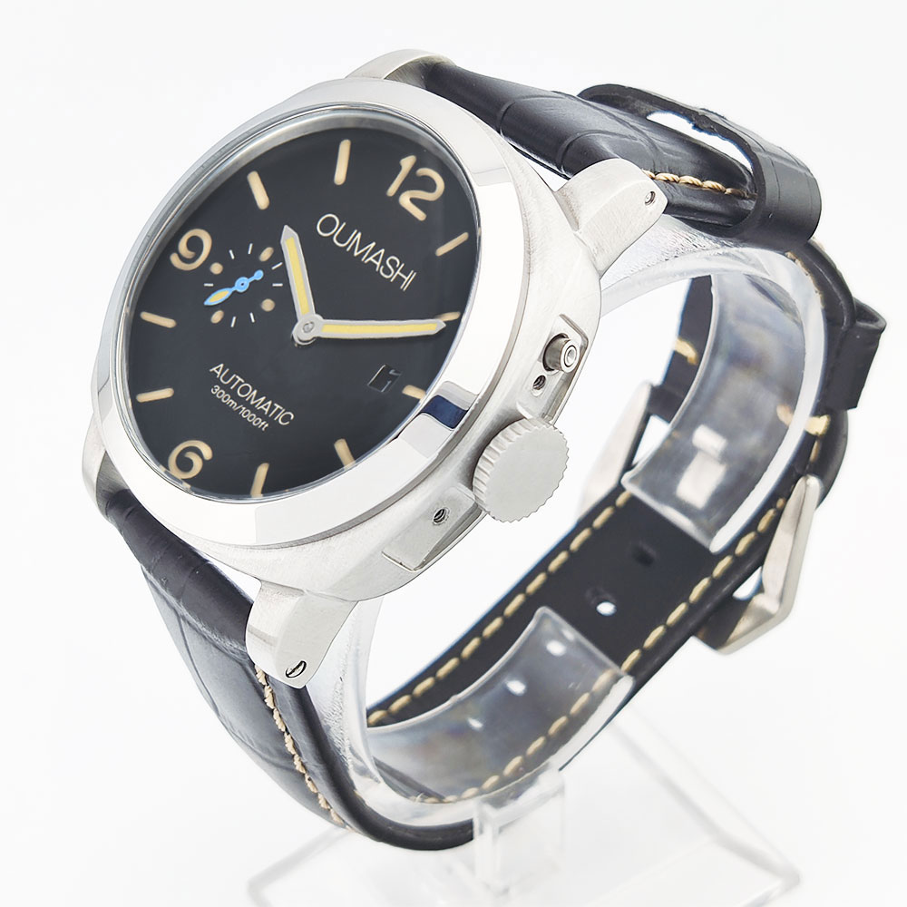 44mm Men's watch Seagull st255 - Stainless Bracelet Diver ulasan dan harga