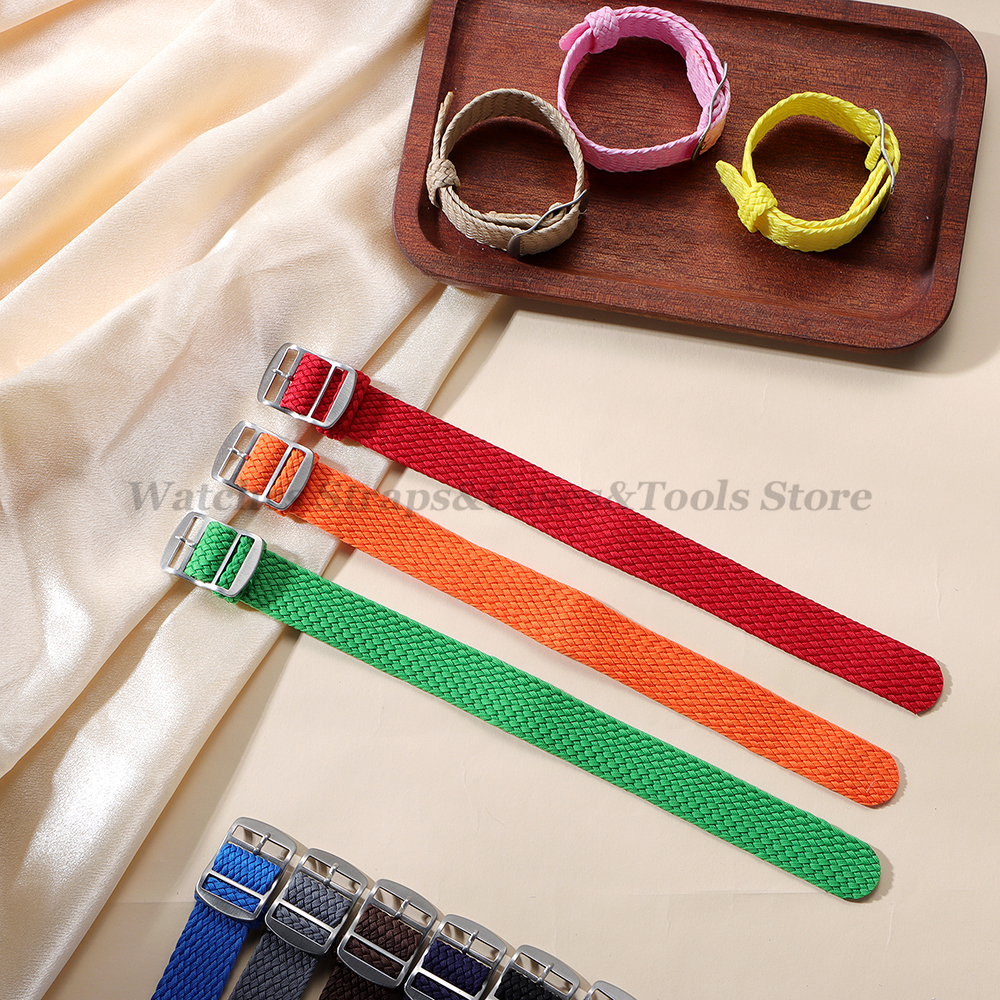 14mm 16mm 18mm 20mm 22mm Nylon - Perlon Strap Woven ulasan dan harga