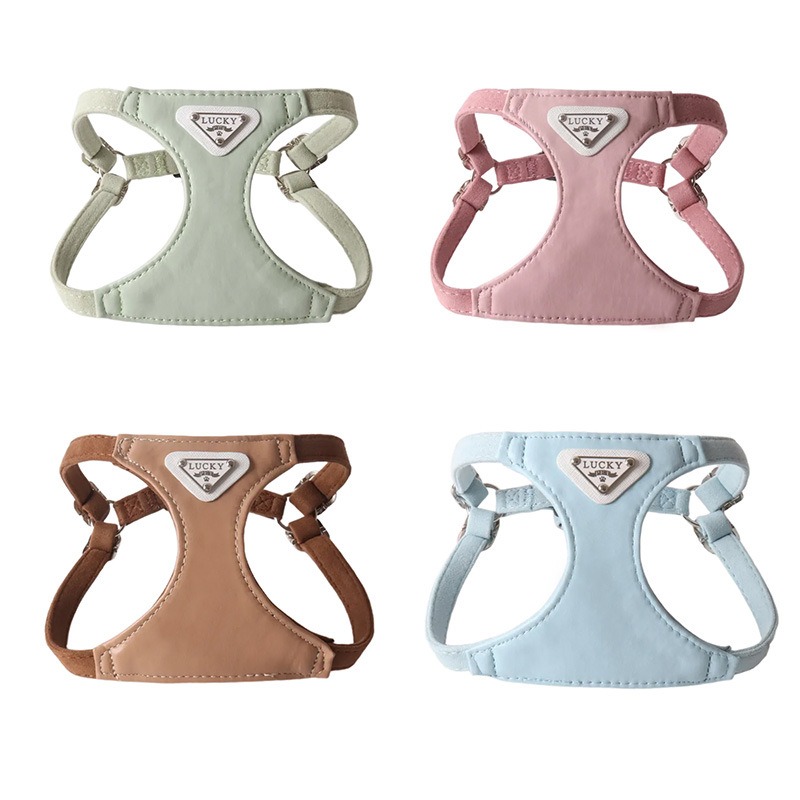 Macaron Chest Harness PU Vest  - Leather Strap Quick Release ulasan dan harga