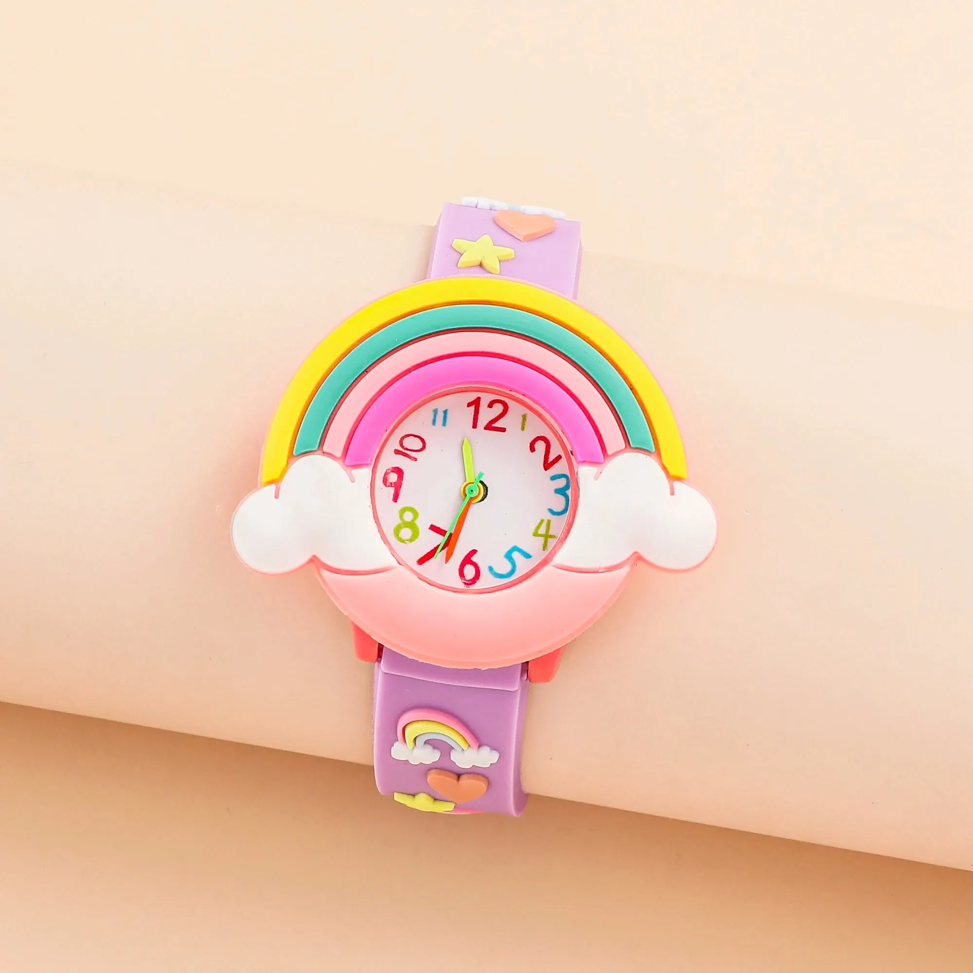 2024 New Rainbow Cloud Printed - Silicone Watch Band 22Mm ulasan dan harga