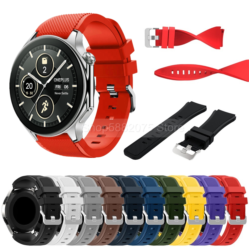 22mm Silicone Strap For OPPO W - Silicone Watch Band 22Mm ulasan dan harga
