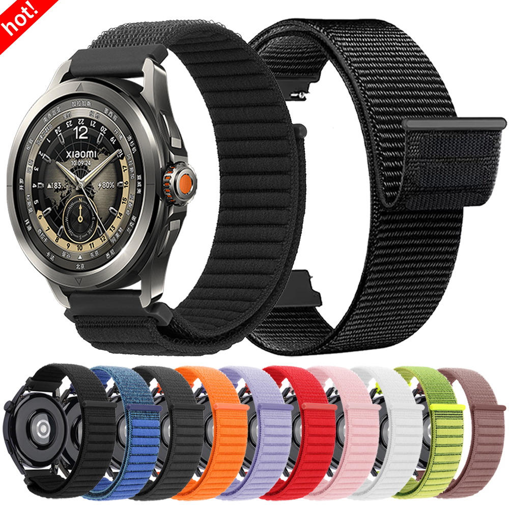 22mm Nylon Band For Xiaomi Wat - Sport Loop Velcro ulasan dan harga