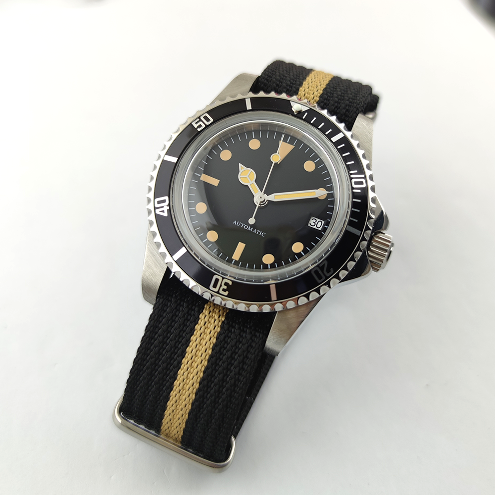 Vintage Diver Automatic Watch  - Tropic Strap Vintage ulasan dan harga