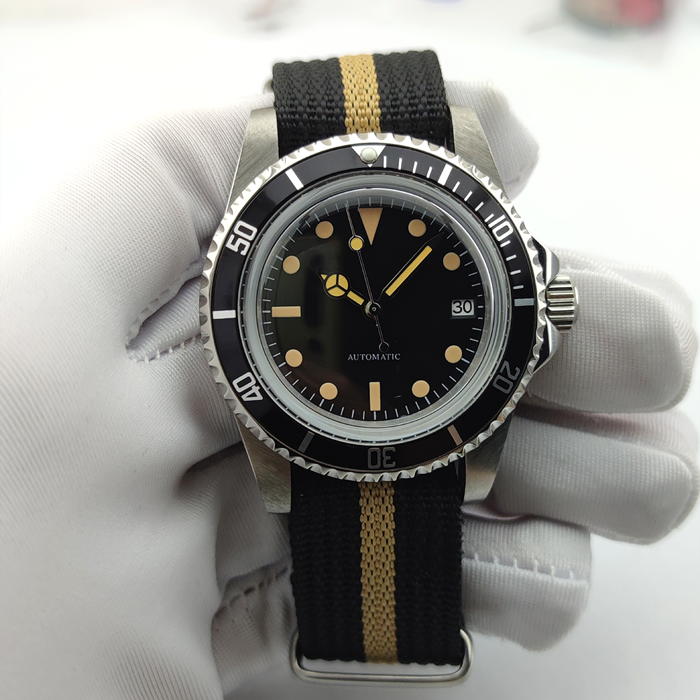 Vintage Diver Automatic Watch  - Tropic Strap Vintage ulasan dan harga