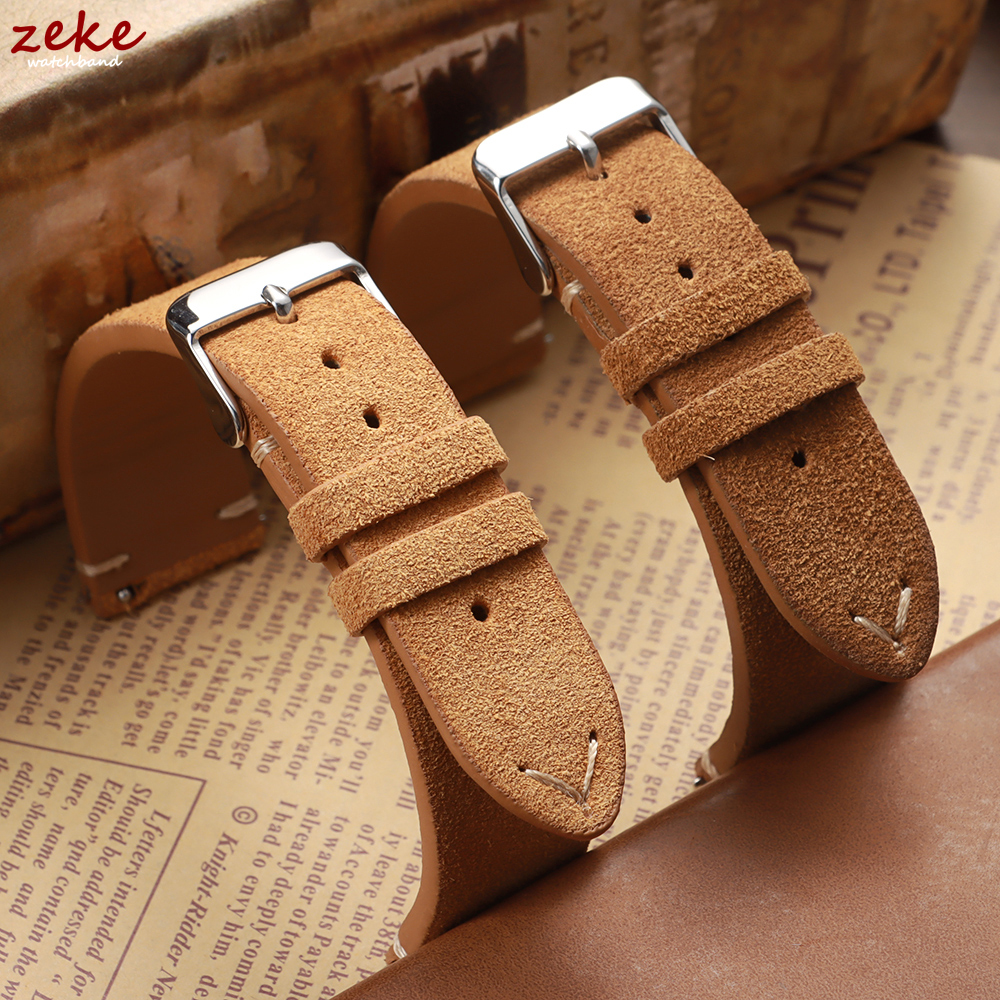 Vintage Soft Suede Leather Str - Suede Strap Watch ulasan dan harga