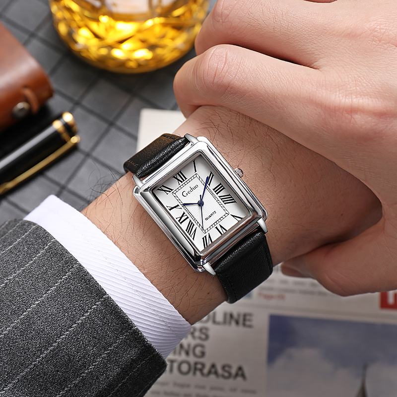 New Fashion Luxury Designer Re - Leather Watch Band Men ulasan dan harga