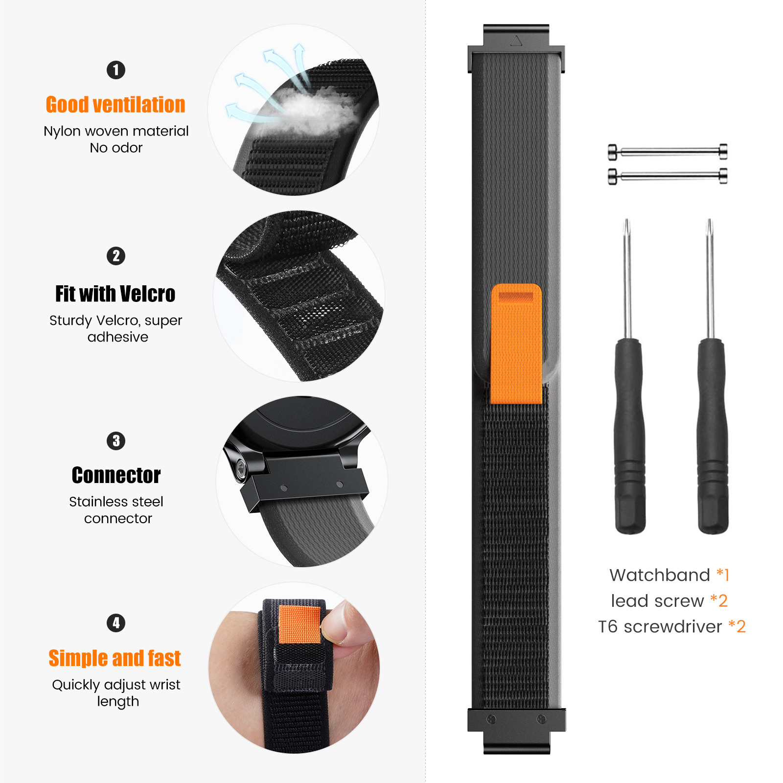 New Sports Nylon Loop Strap Fo - Sport Loop Velcro ulasan dan harga