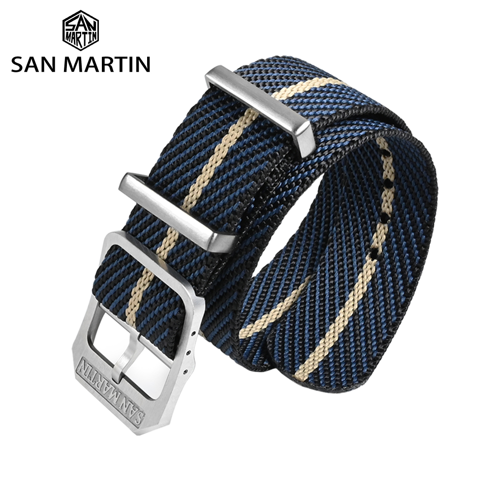 San Martin High Quality 20mm U - Nato Strap Nylon ulasan dan harga