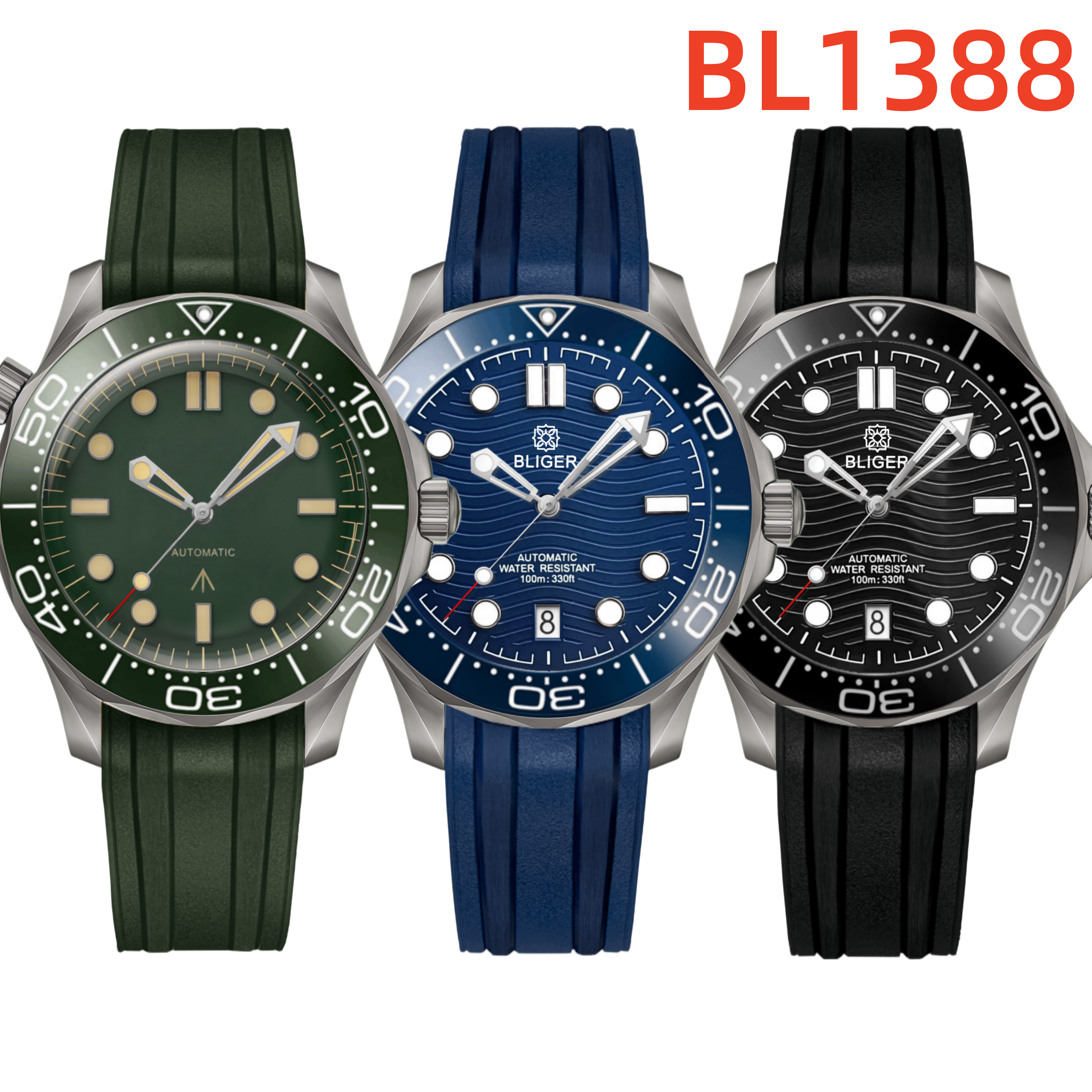 Customizable DIY 41mm Titanium - Stainless Bracelet Diver ulasan dan harga