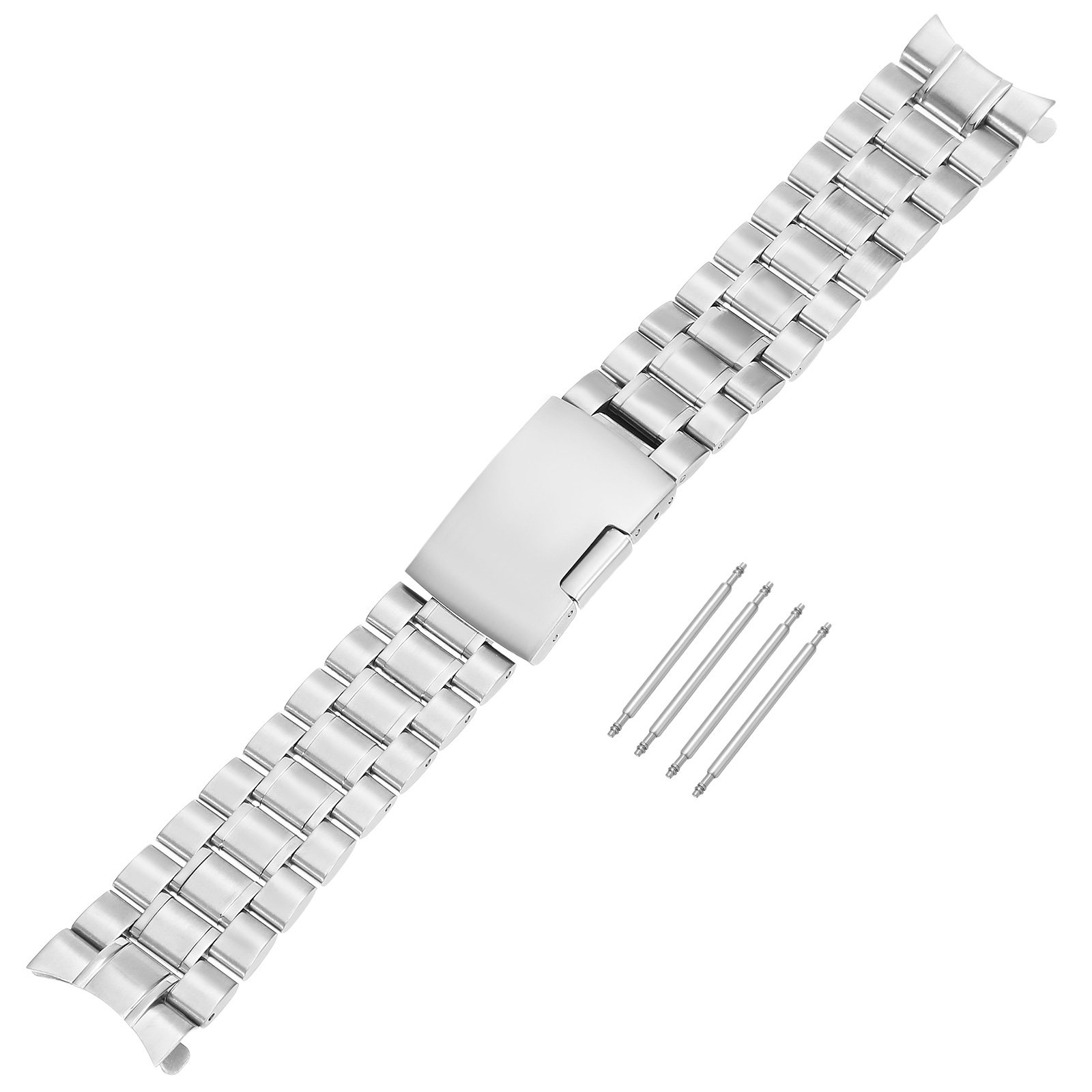 4Pcs Stainless Steel Watch Ban - Curved Spring Bar ulasan dan harga