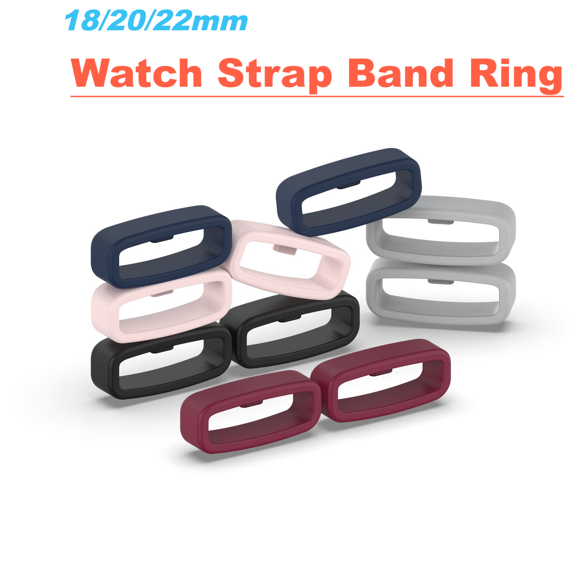 ​Rubber Watch Strap Band Keepe - Silicone Watch Band 22Mm ulasan dan harga