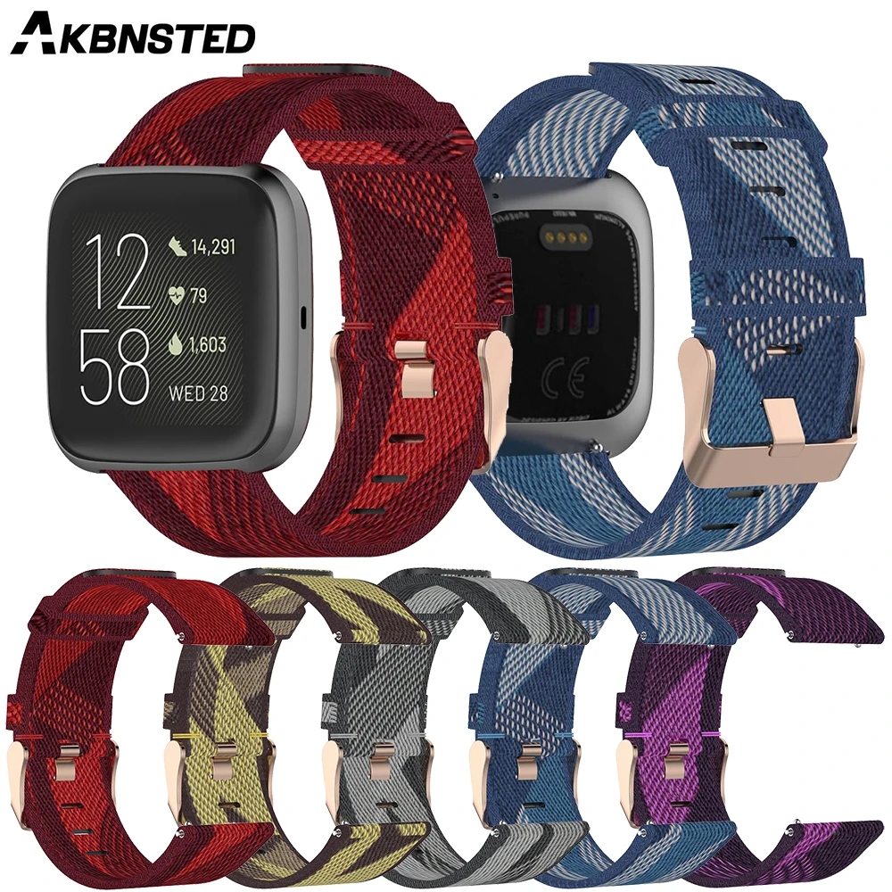 AKBNSTED 22MM Camouflage Nylon - Canvas Strap Watch ulasan dan harga