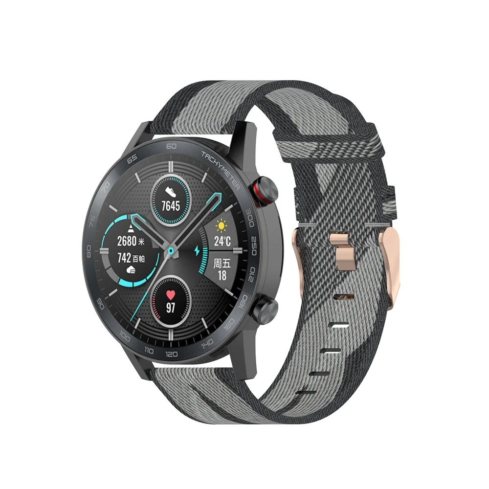 AKBNSTED 22MM Camouflage Nylon - Canvas Strap Watch ulasan dan harga