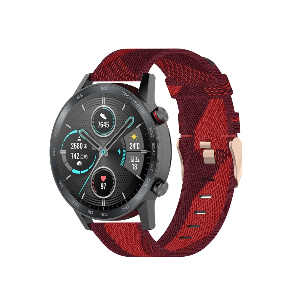 AKBNSTED 22MM Camouflage Nylon - Canvas Strap Watch ulasan dan harga