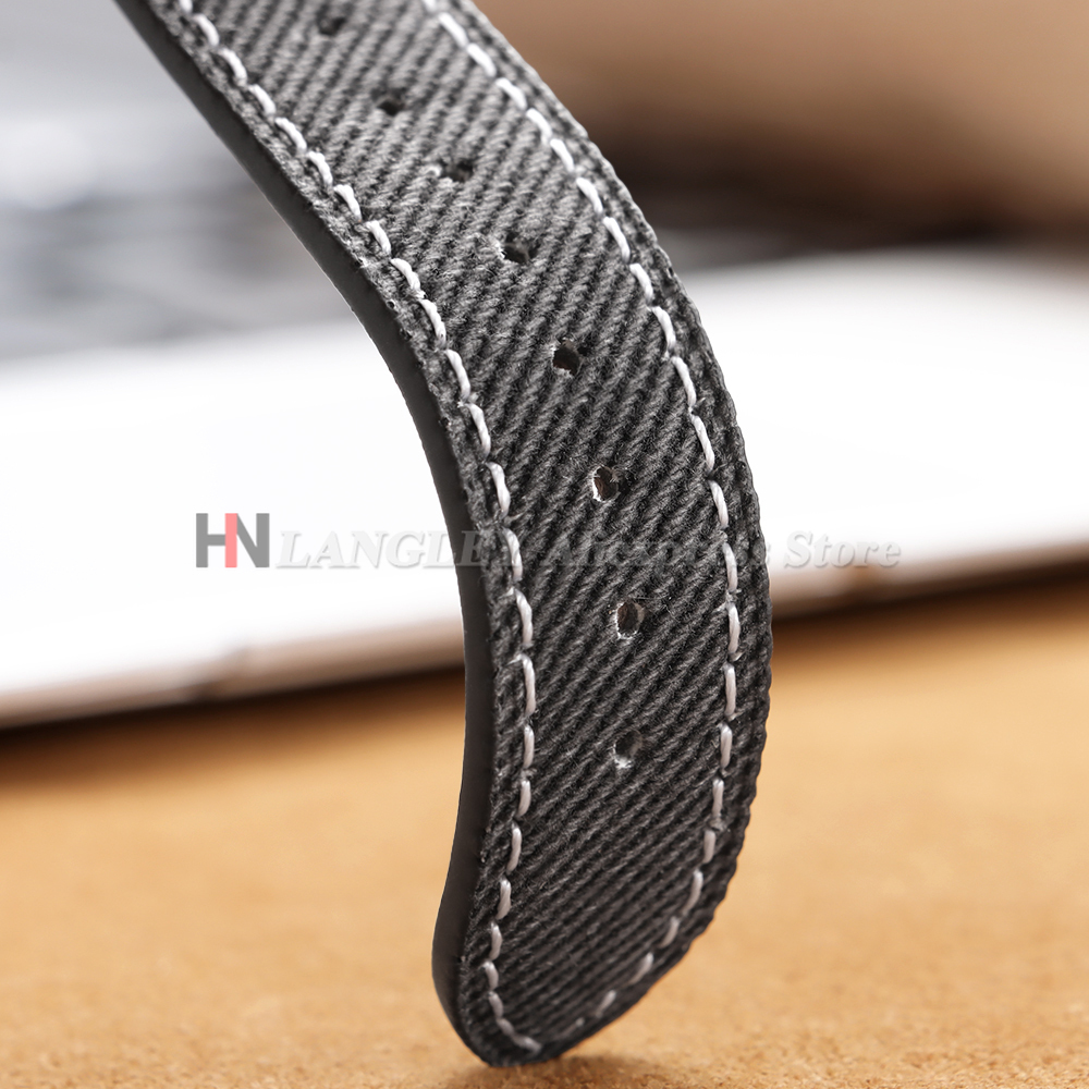 Denim Nylon Watch Strap Canvas - Canvas Strap Watch ulasan dan harga