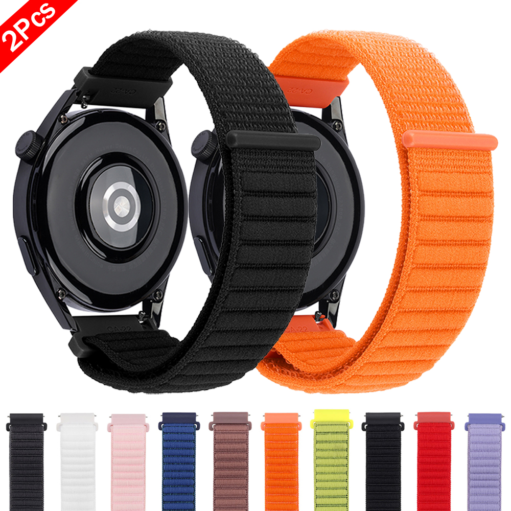 20mm 22mm Nylon Sport Strap Fo - Sport Loop Velcro ulasan dan harga