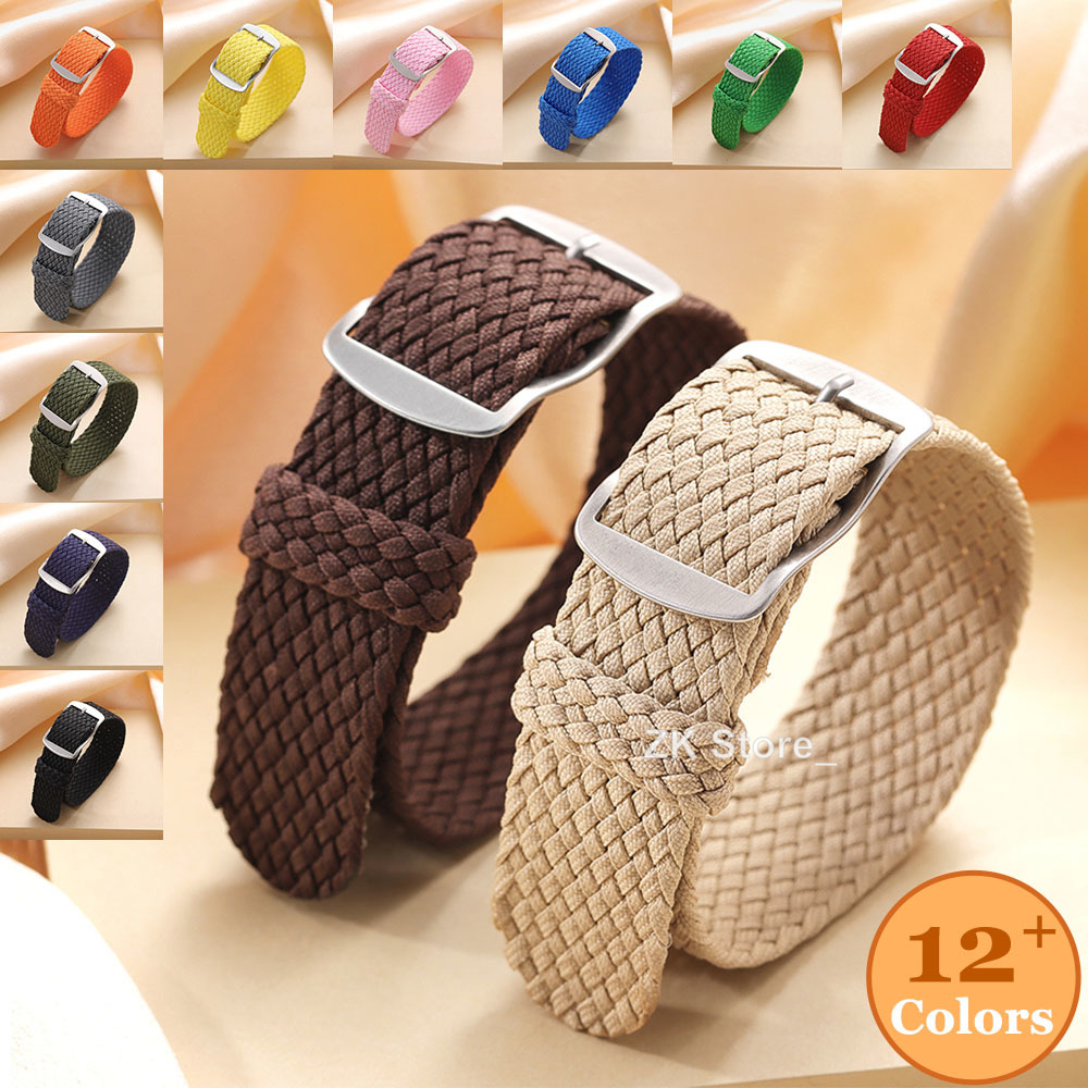 Fabric Woven Nylon Watch Band  - Perlon Strap Woven ulasan dan harga