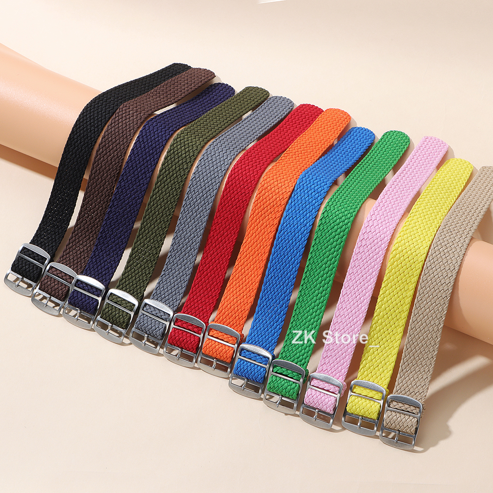 Fabric Woven Nylon Watch Band  - Perlon Strap Woven ulasan dan harga