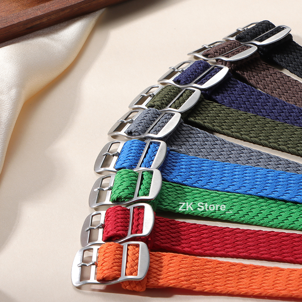 Fabric Woven Nylon Watch Band  - Perlon Strap Woven ulasan dan harga