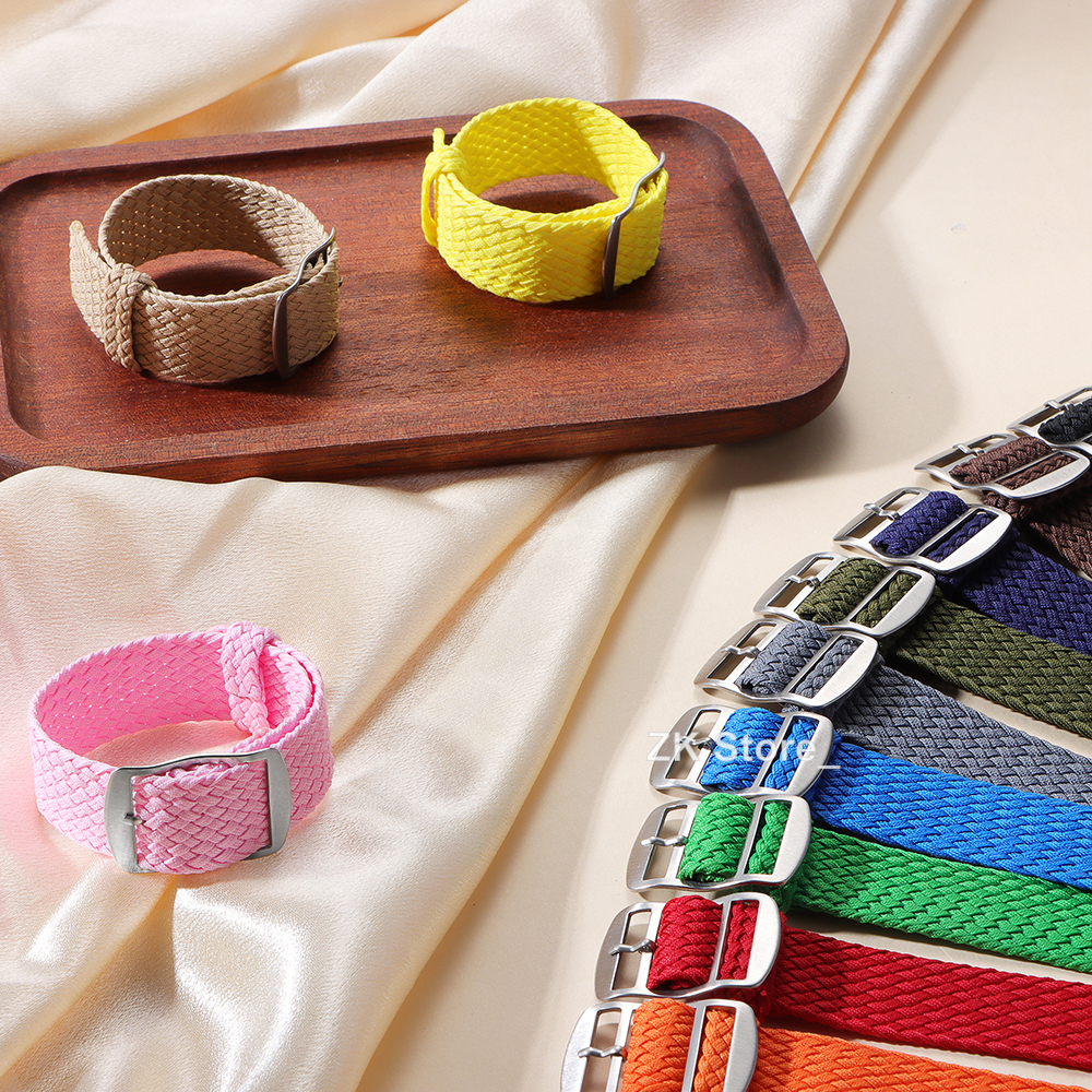 Fabric Woven Nylon Watch Band  - Perlon Strap Woven ulasan dan harga