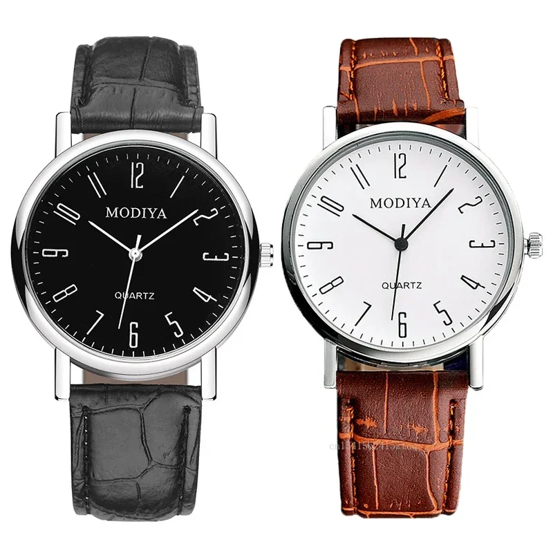 Men's Watches Business Wrist W - Leather Watch Band Men ulasan dan harga