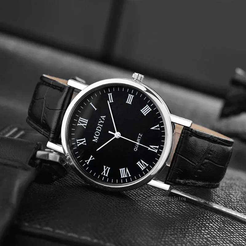 Men's Watches Business Wrist W - Leather Watch Band Men ulasan dan harga