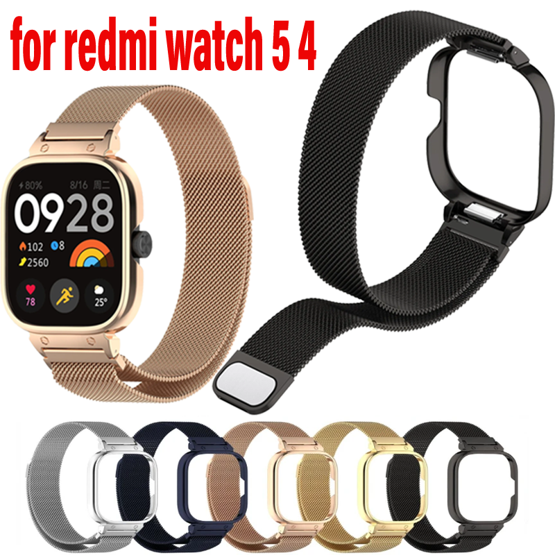 Metal Case+Milanese Loop Strap - Milanese Loop Magnetic ulasan dan harga