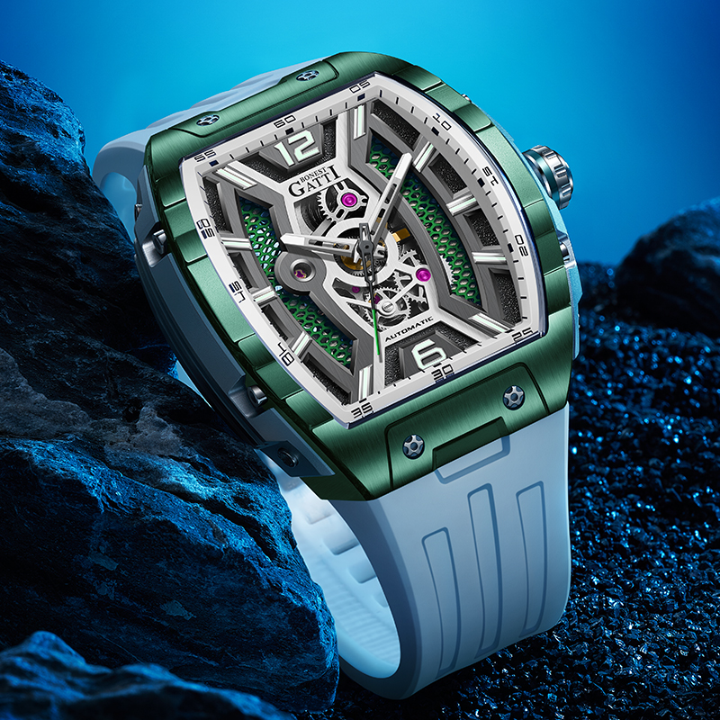 BONEST GATTI Germany Automatic - Rubber Strap Diver ulasan dan harga