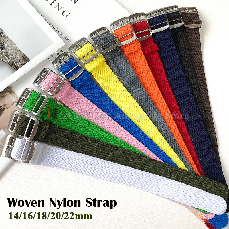 Fabric Woven Nylon Watch Band  - Perlon Strap Woven ulasan dan harga