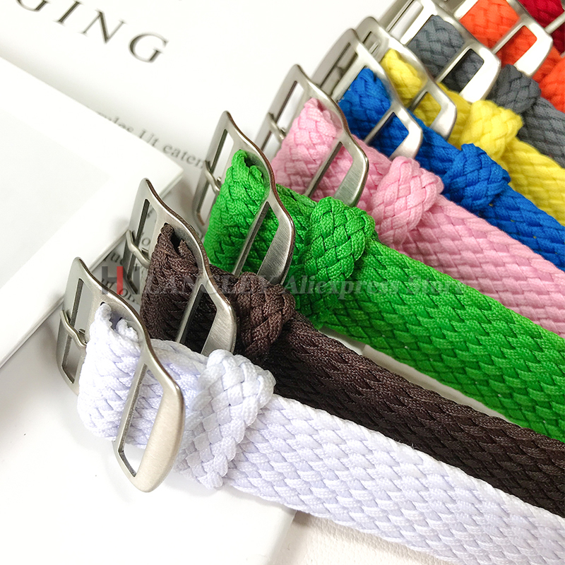 Fabric Woven Nylon Watch Band  - Perlon Strap Woven ulasan dan harga