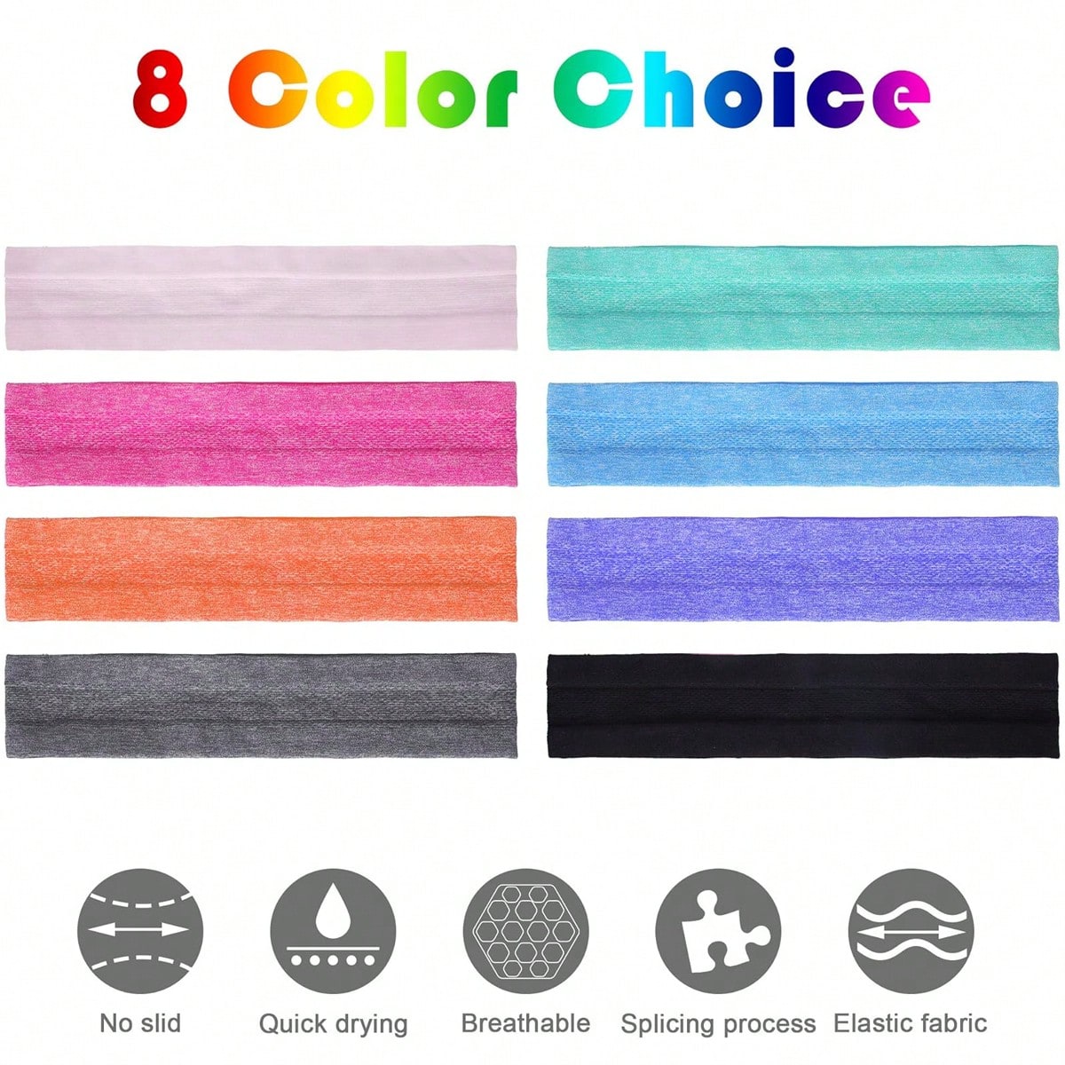 Sweatbands Non Slip Headbands  - Silicone Band Women ulasan dan harga