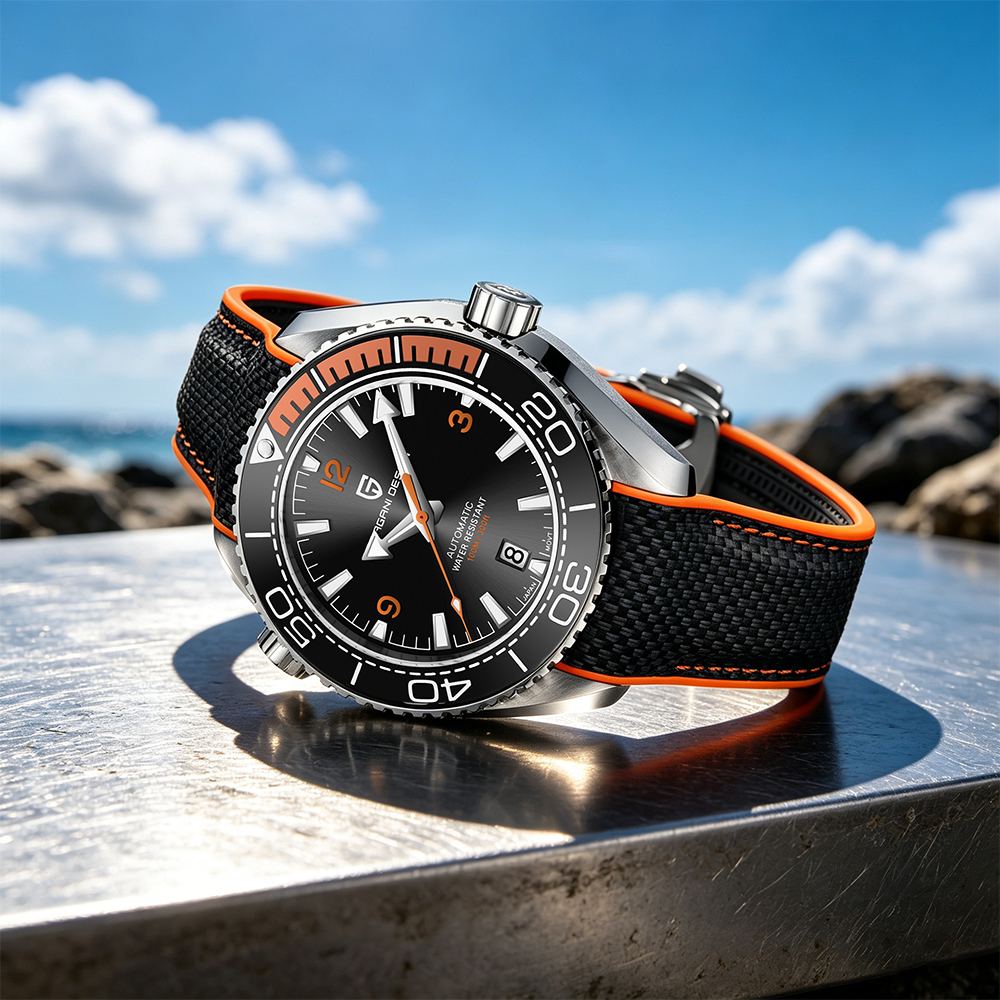 PAGANI DESIGN Diving Watch 100 - Rubber Strap Diver ulasan dan harga