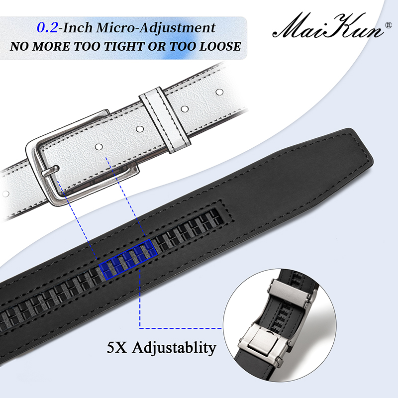 Maikun Brown Leather Ratchet B - Leather Strap Quick Release ulasan dan harga
