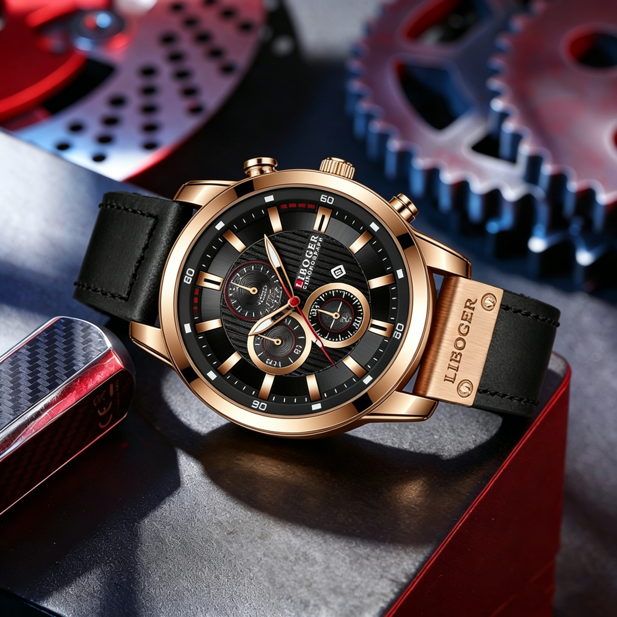 Business Men Quartz Watch High - Leather Watch Band Men ulasan dan harga