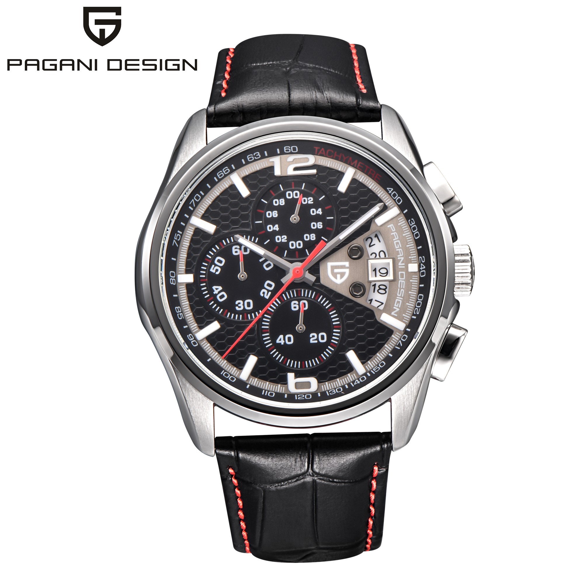 Pagani PD3306 Mens Quartz Watc - Leather Watch Band Men ulasan dan harga
