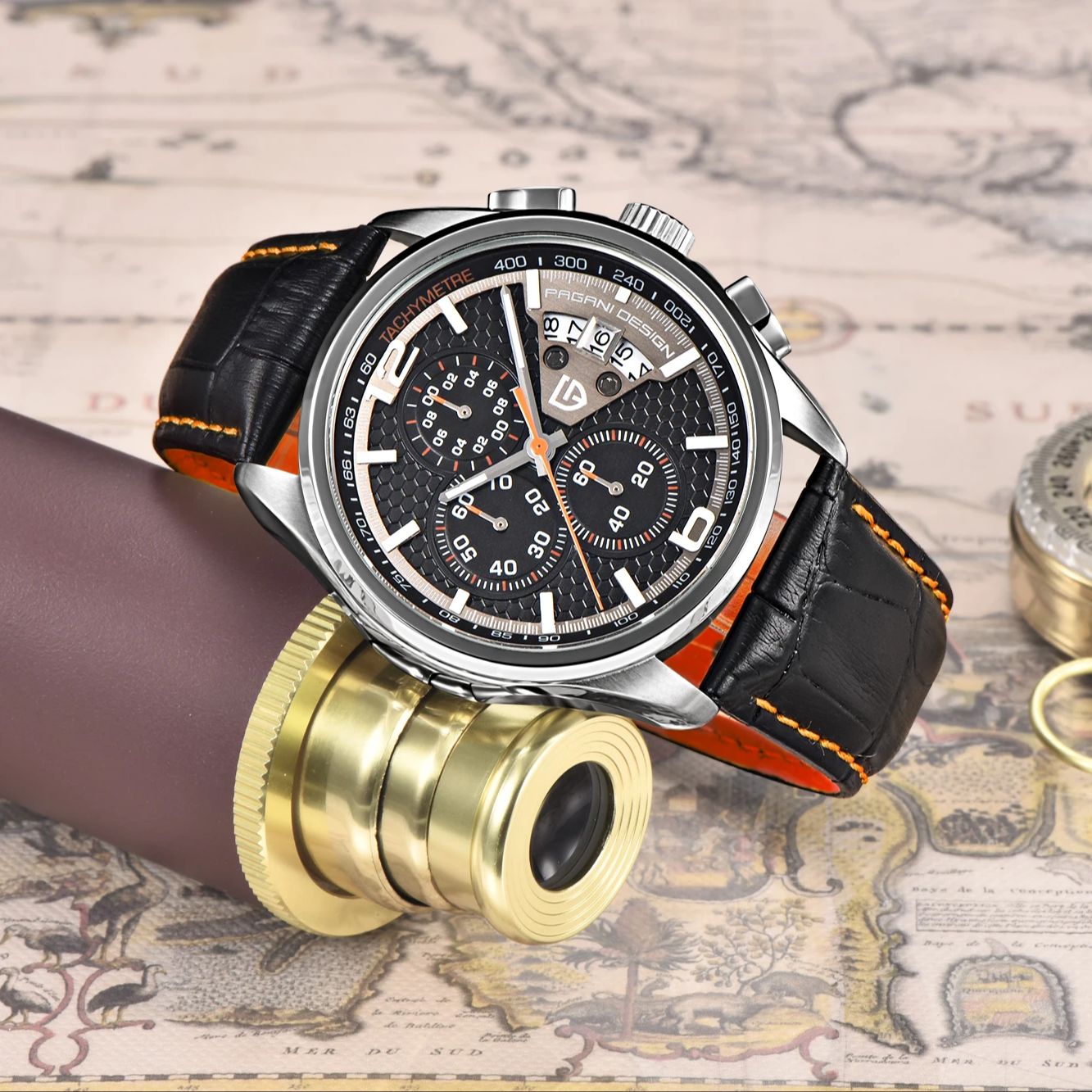 Pagani PD3306 Mens Quartz Watc - Leather Watch Band Men ulasan dan harga