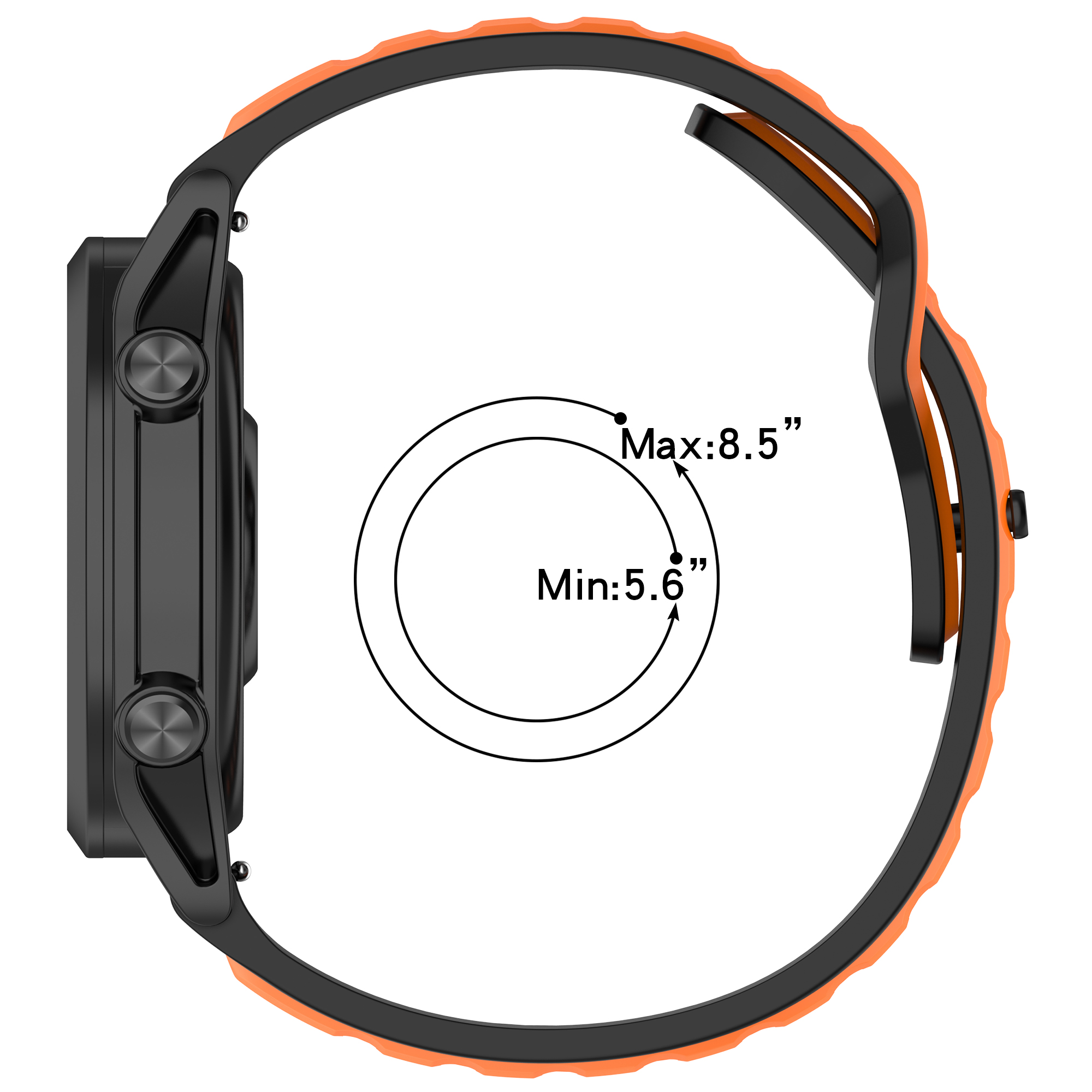 20 22mm Silicone Strap For Pol - Silicone Watch Band 22Mm ulasan dan harga