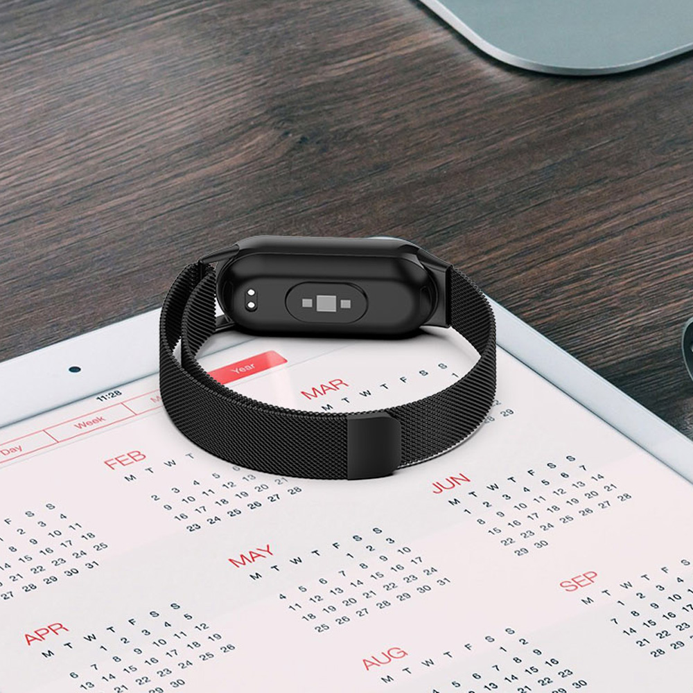 Strap For Xiaomi Mi Band 8 9 a - Milanese Loop Magnetic ulasan dan harga